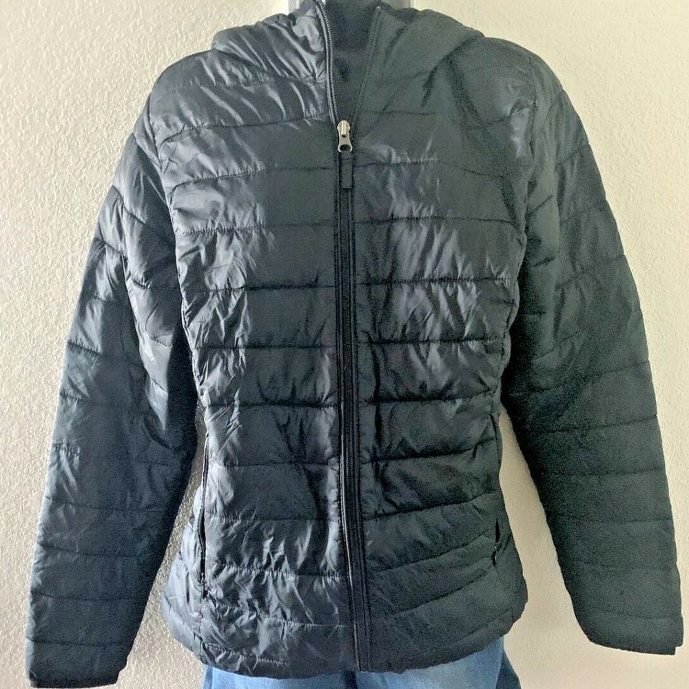 Amazon Essentials Black Packable Puffer Jacket Si… - image 2